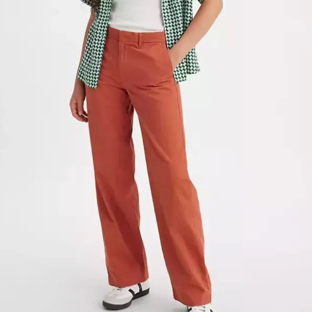 LEVI'S Women's  Baggy Trousers  24X31 - Baked Clay